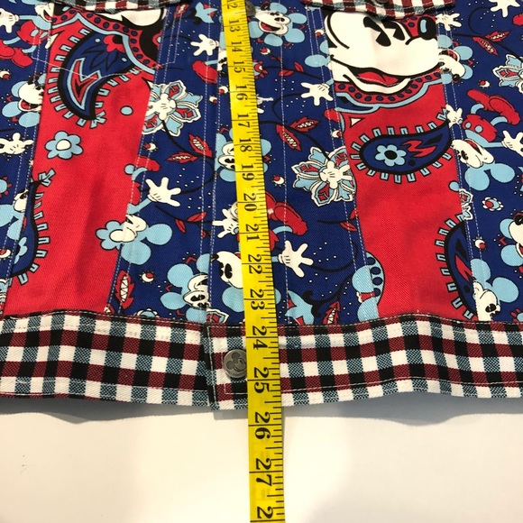 Walt Disney Co. Denim Vest Mickey Size M Unisex - Picture 8 of 8